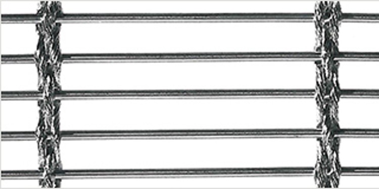 Woven wire mesh "MULTI-BARRETTE"