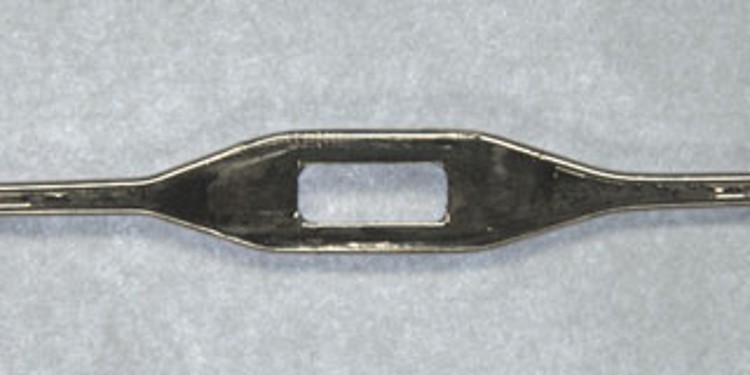 Thread eye twin-wire