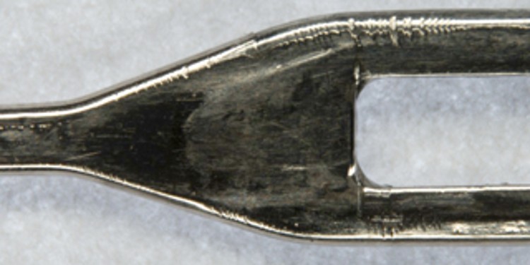 Image of soldered inset mail