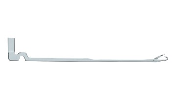 Single cylinder sock needle with predetermined breaking groove