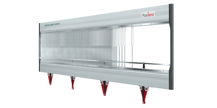 Upper shed leno heald frame