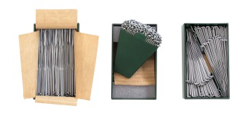 Bild und Beschreibung Nadelverpackungen